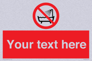 Custom Do not use this device in a bathtub shower or water-filled reservoir